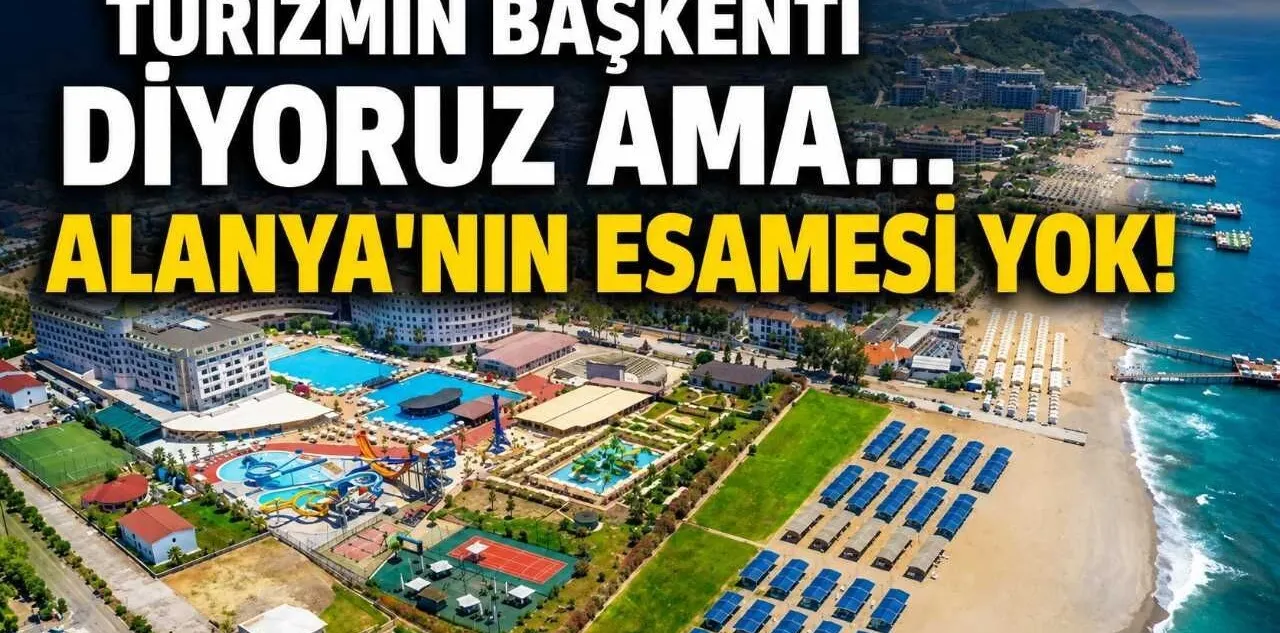 Turizmin Başkenti Diyoruz Ama... Alanya'nın Esamesi Yok