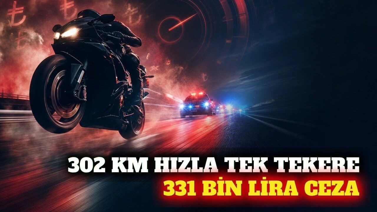 302 Km Hızla Tek Teker Şovuna 331 Bin Lira Ceza - Antalya Haber