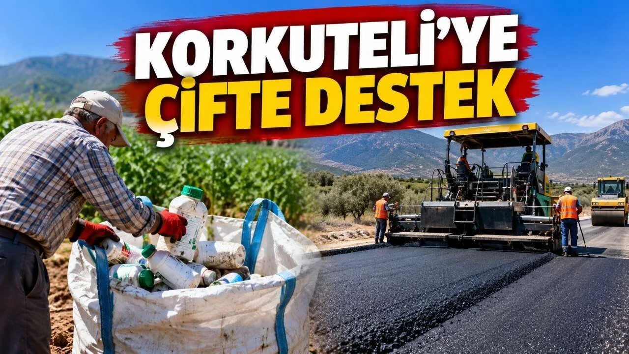 Korkuteli'ne Çiftçi Kart ve 11 Bin Ton Sıcak Asfalt Desteği - Antalya Haber
