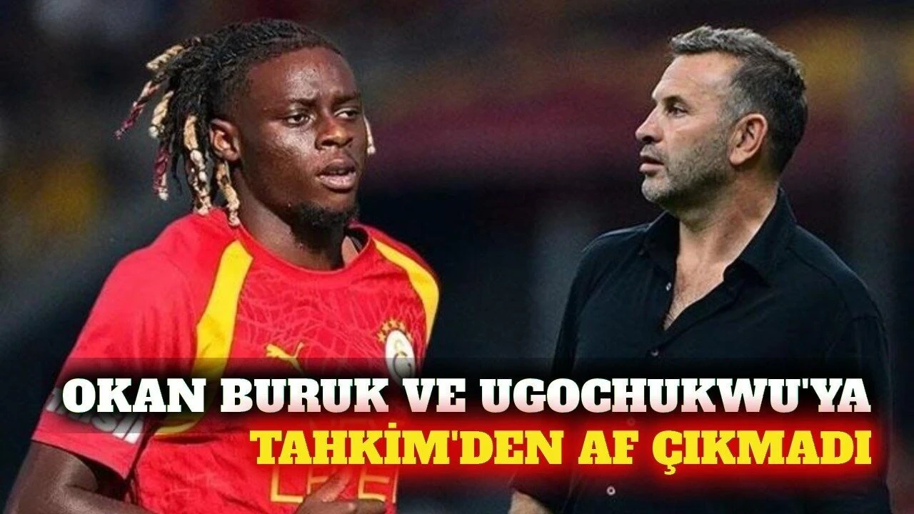 Okan Buruk ve Ugochukwu'nun Cezalarına Tahkim'den Ret - Antalya Haber